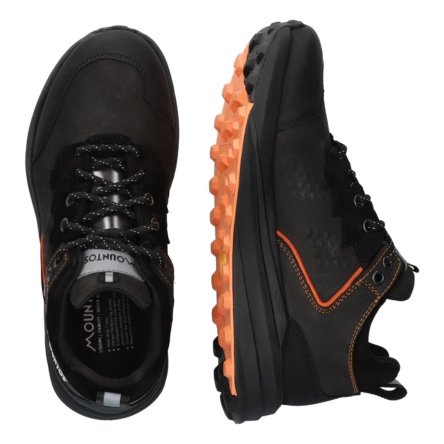 Mountos 725151 Wandelschoen Ourea Lady Black/Black