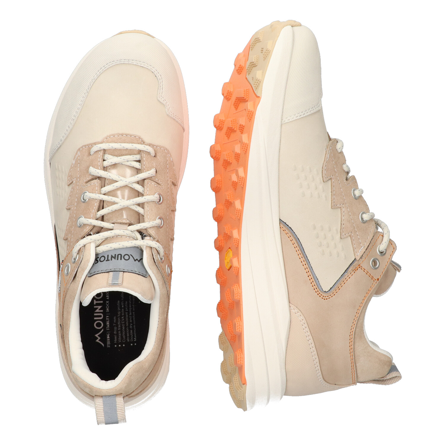 Mountos 725150 Wandelschoen Ourea Low Men Beige/Offwhite